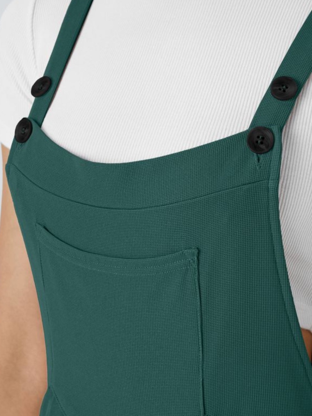 HALARA Forest Green Wide-Leg Jumpsuit Overalls - Picture 4 of 5